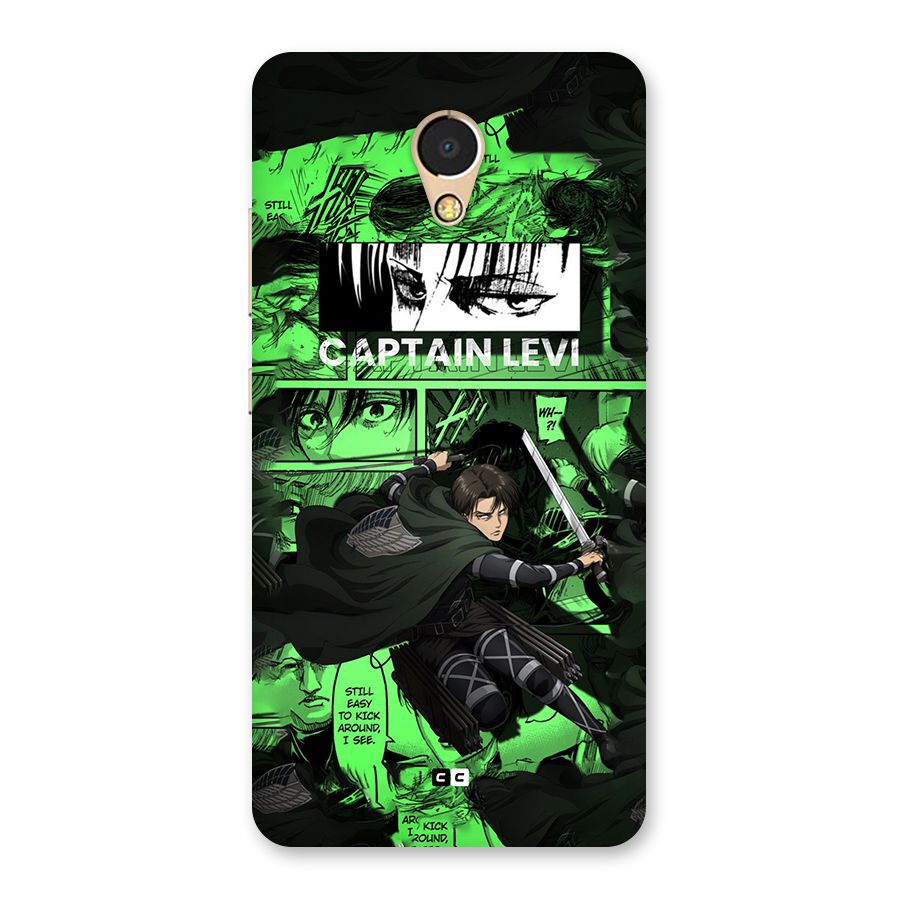 captain Levi Stance Back Case for Lenovo P2