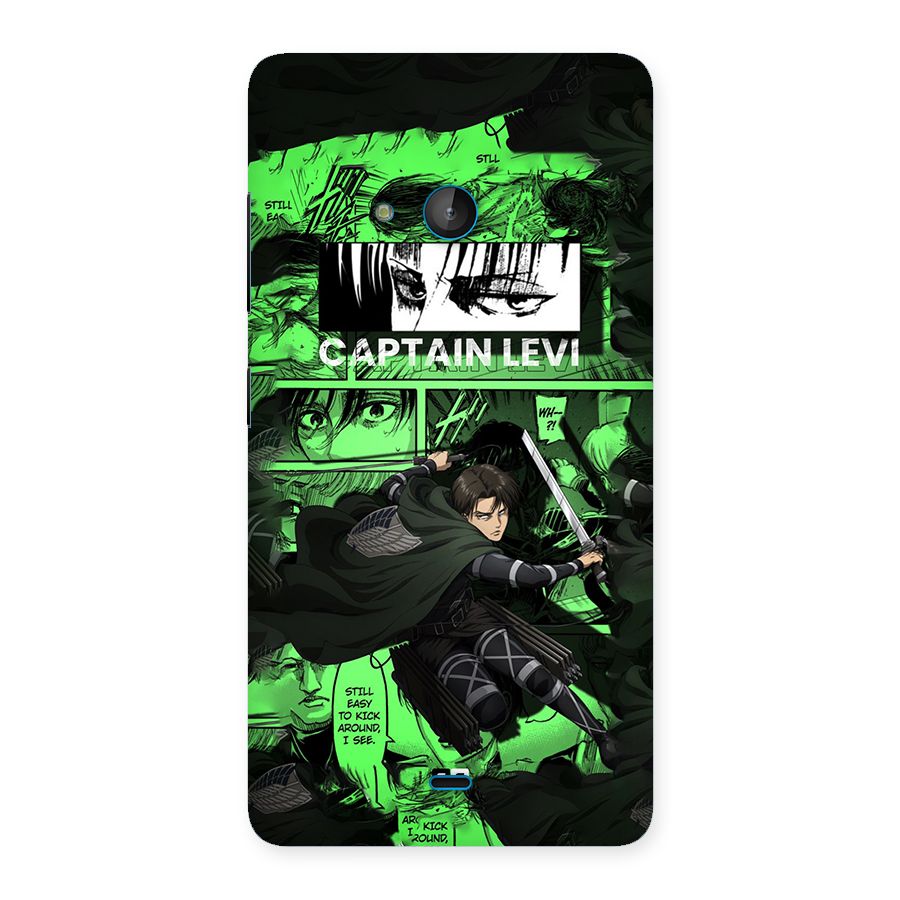 captain Levi Stance Back Case for Lumia 540
