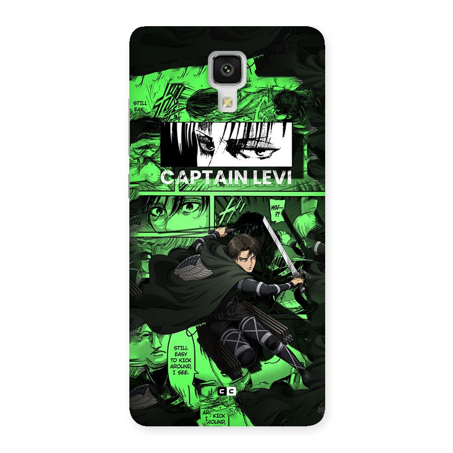 captain Levi Stance Back Case for Mi4