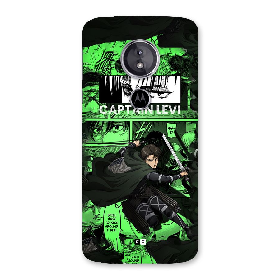 captain Levi Stance Back Case for Moto E5