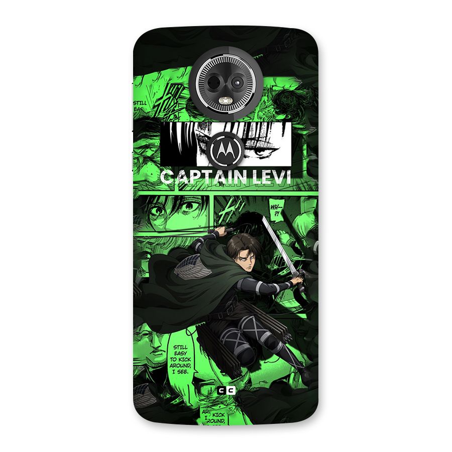 captain Levi Stance Back Case for Moto E5 Plus