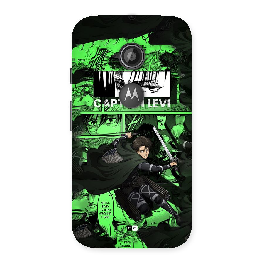 captain Levi Stance Back Case for Moto E 2nd Gen