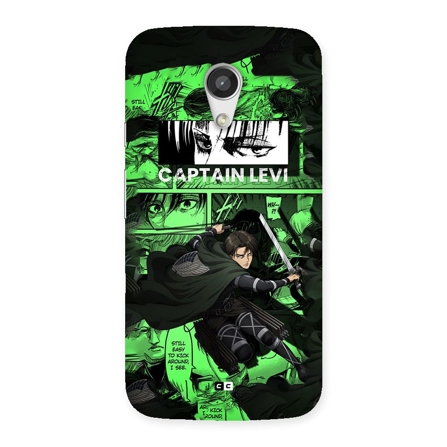 captain Levi Stance Back Case for Moto G 2nd Gen