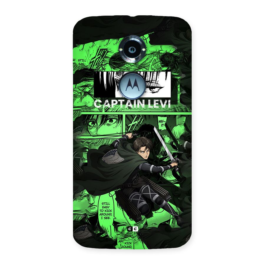 captain Levi Stance Back Case for Moto X2