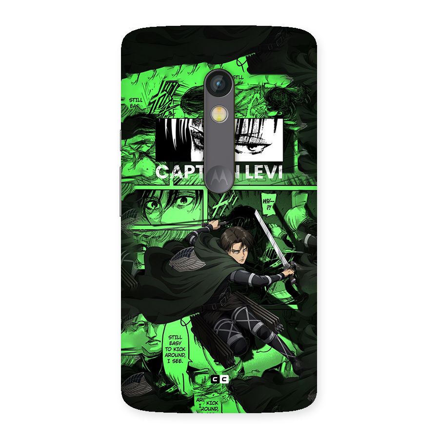 captain Levi Stance Back Case for Moto X Play