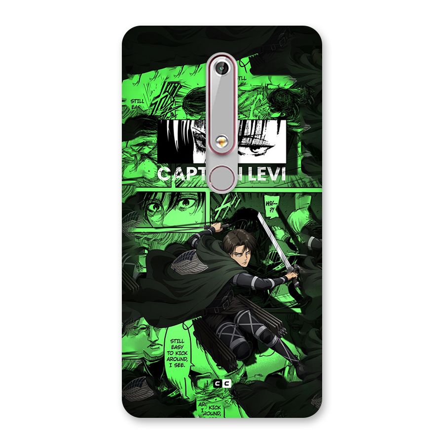 captain Levi Stance Back Case for Nokia 6.1