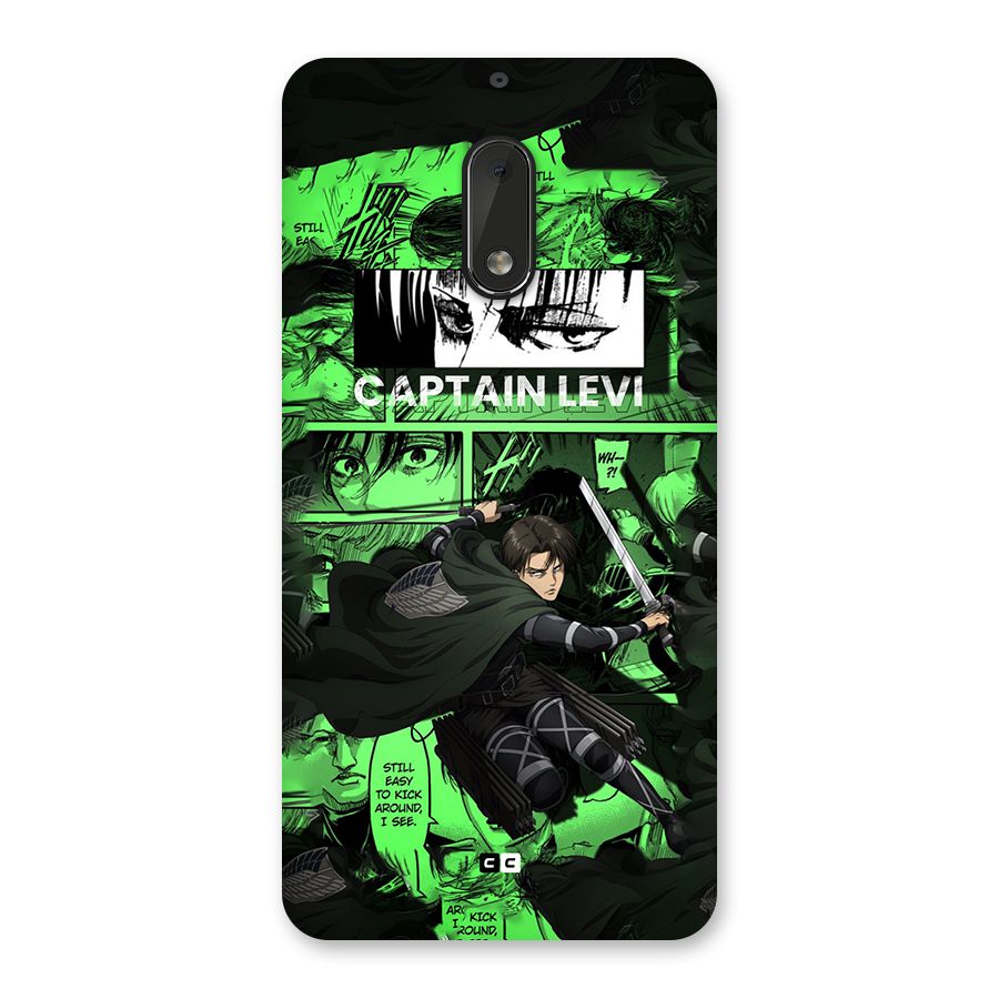 captain Levi Stance Back Case for Nokia 6