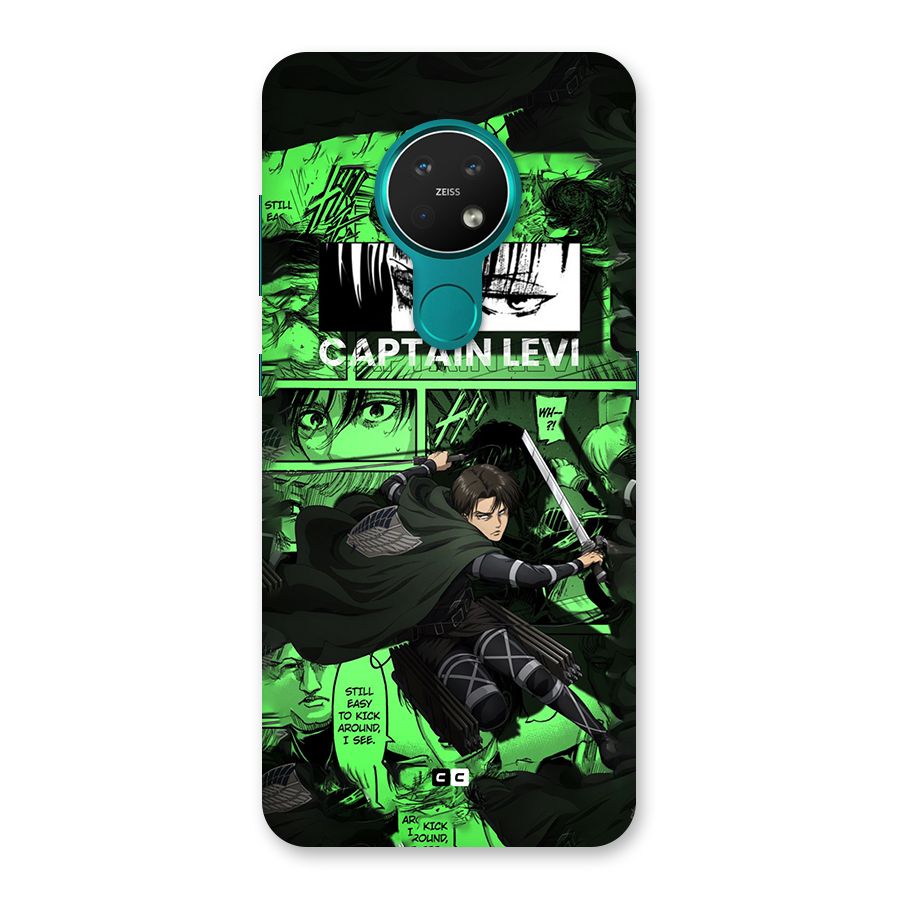 captain Levi Stance Back Case for Nokia 7.2
