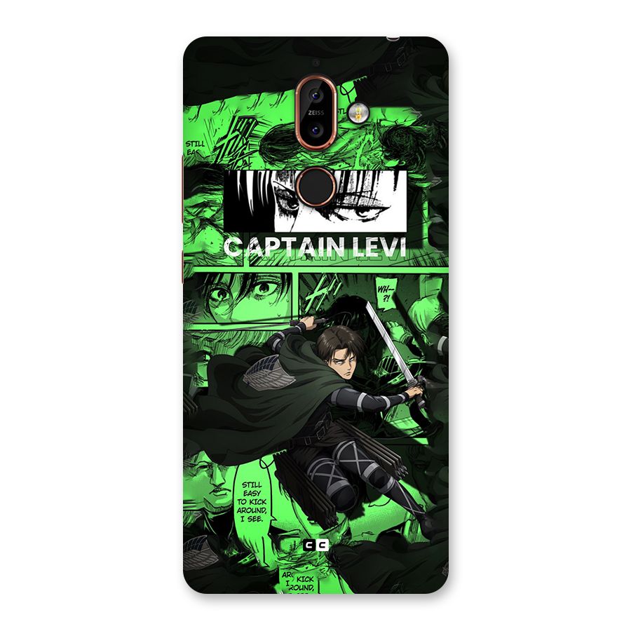 captain Levi Stance Back Case for Nokia 7 Plus