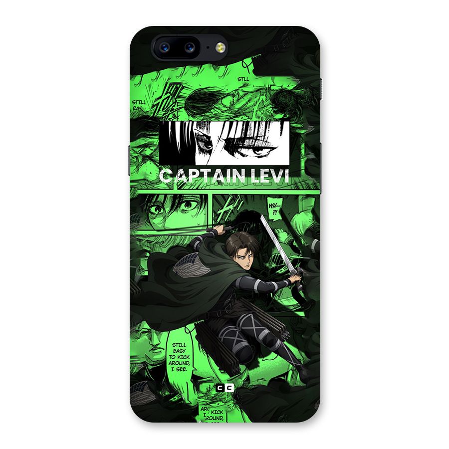 captain Levi Stance Back Case for OnePlus 5