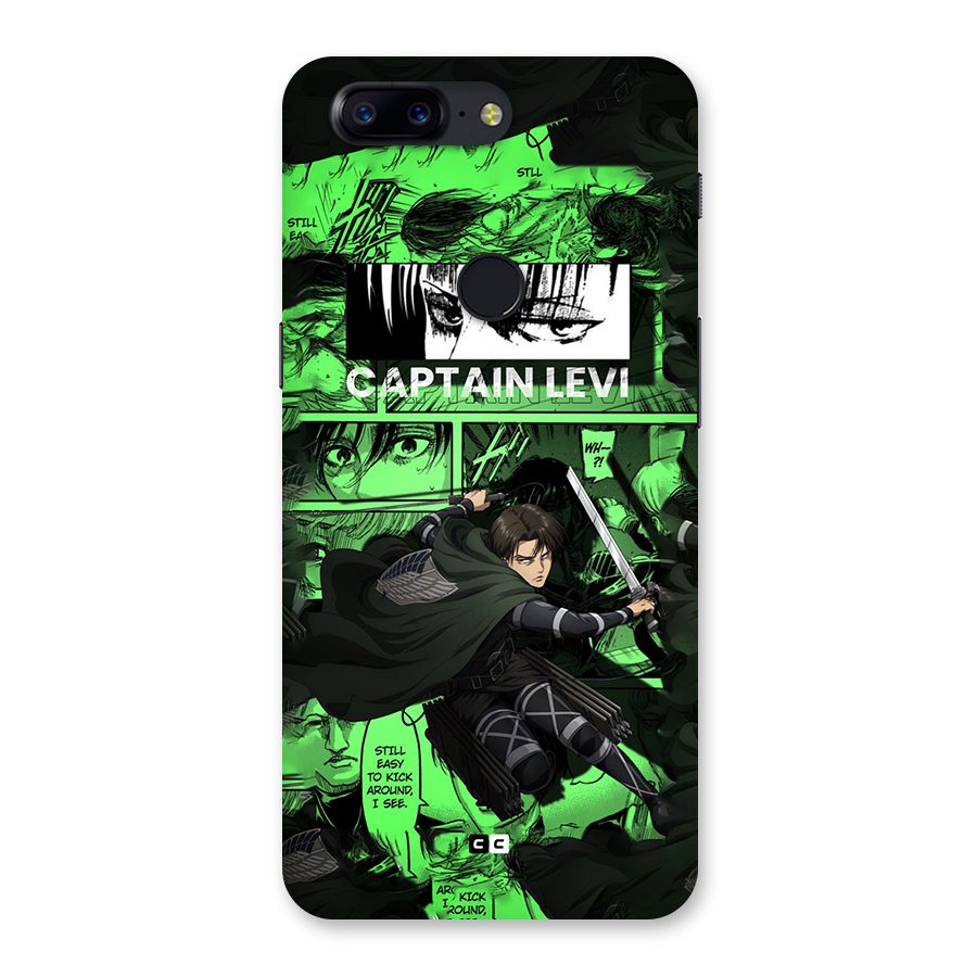 captain Levi Stance Back Case for OnePlus 5T