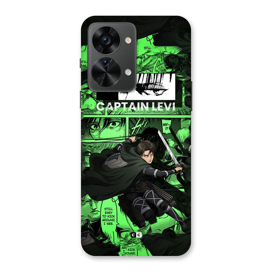 captain Levi Stance Back Case for OnePlus Nord 2T