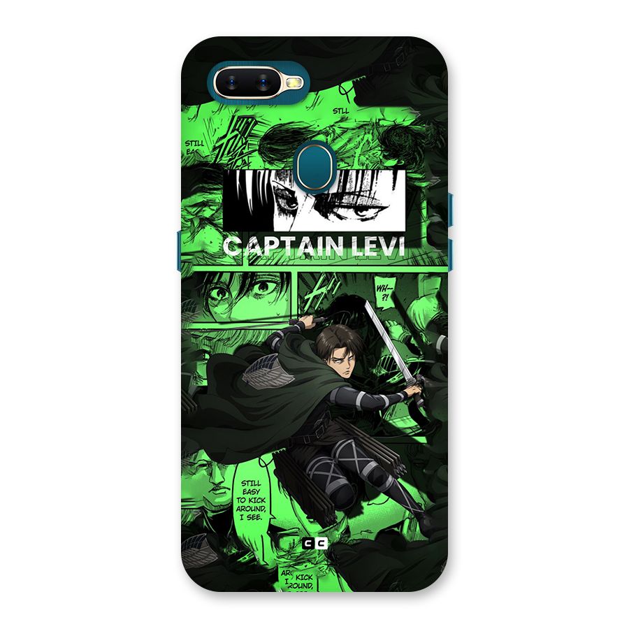 captain Levi Stance Back Case for Oppo A12s