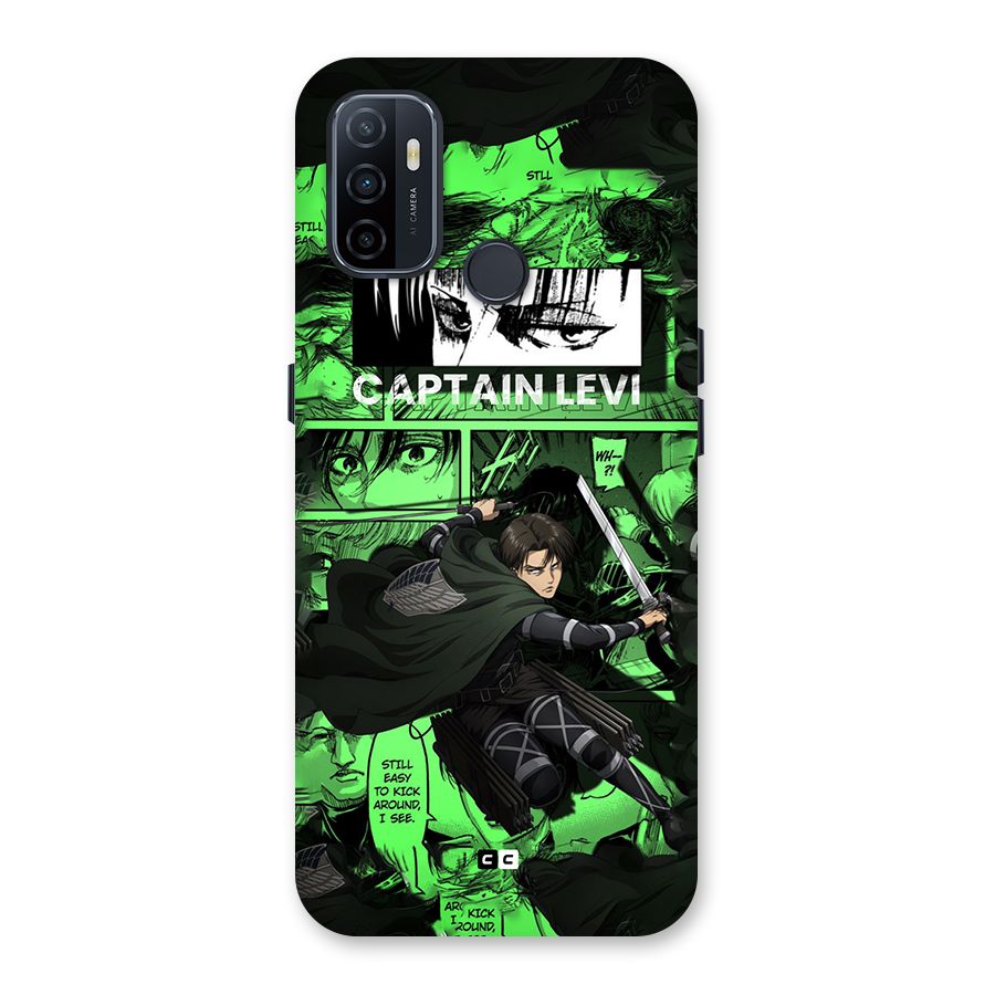 captain Levi Stance Back Case for Oppo A32