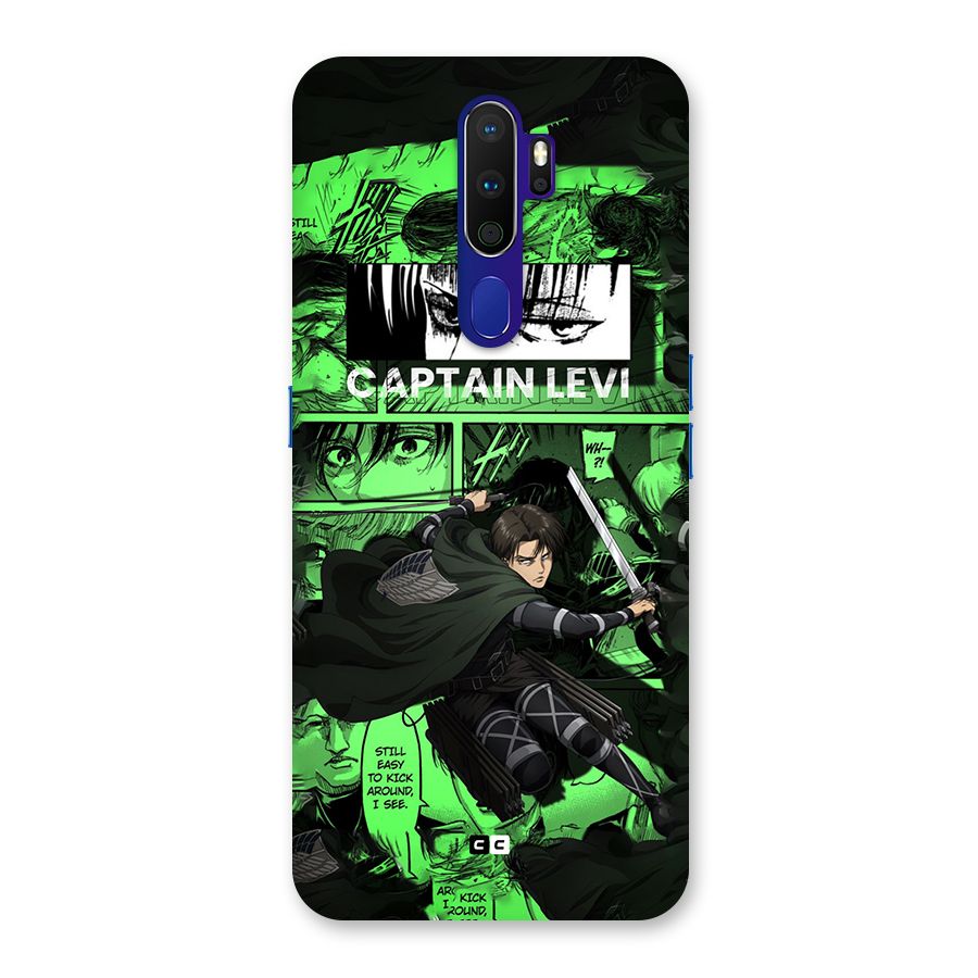 captain Levi Stance Back Case for Oppo A9 (2020)