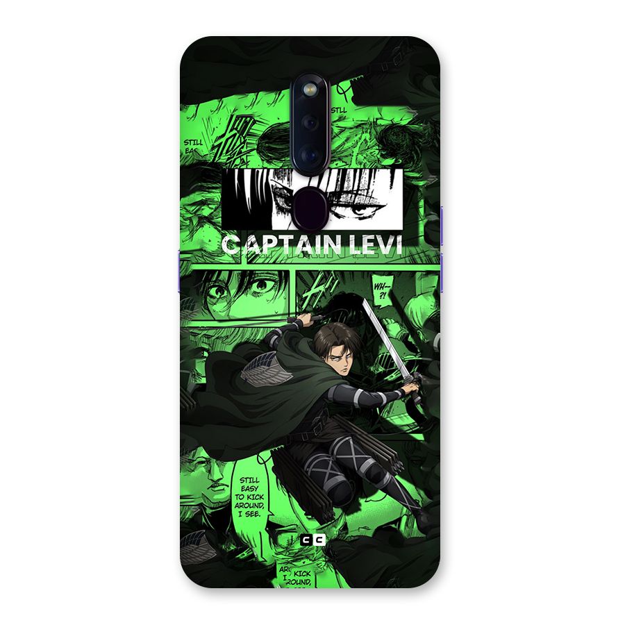 captain Levi Stance Back Case for Oppo F11 Pro