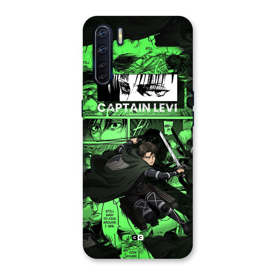 captain Levi Stance Back Case for Oppo F15