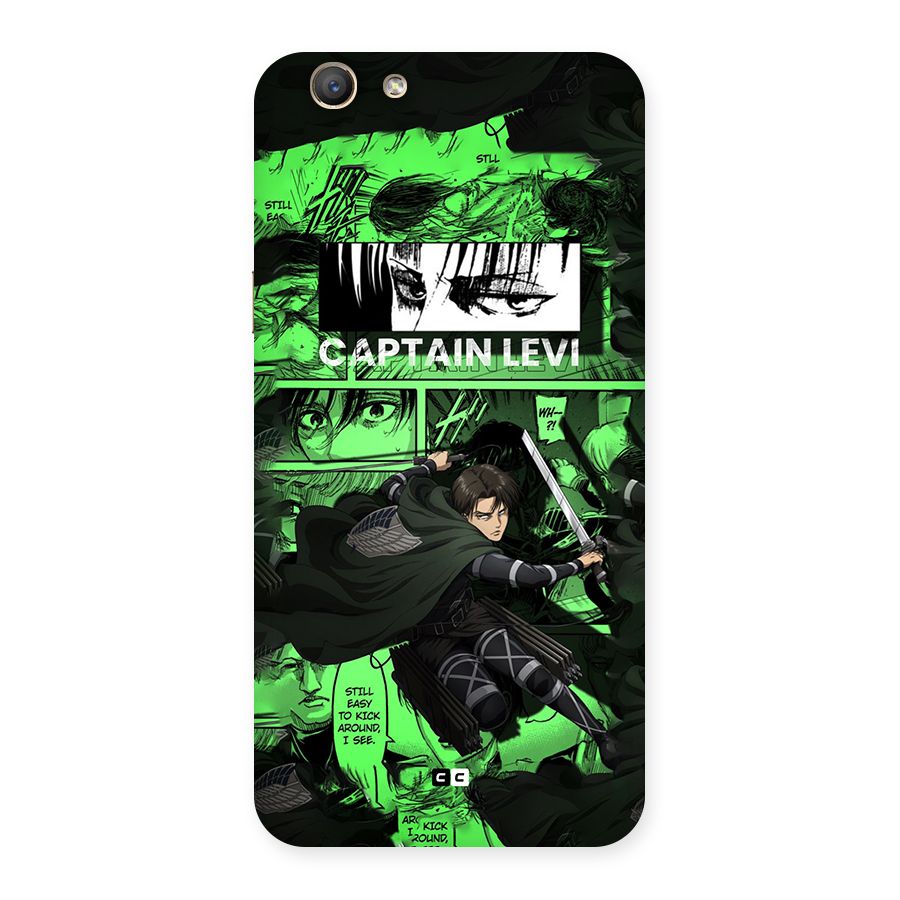 captain Levi Stance Back Case for Oppo F1s