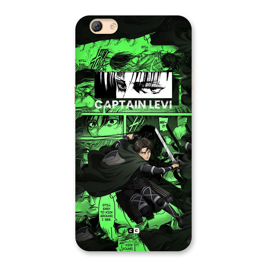captain Levi Stance Back Case for Oppo F3 Plus