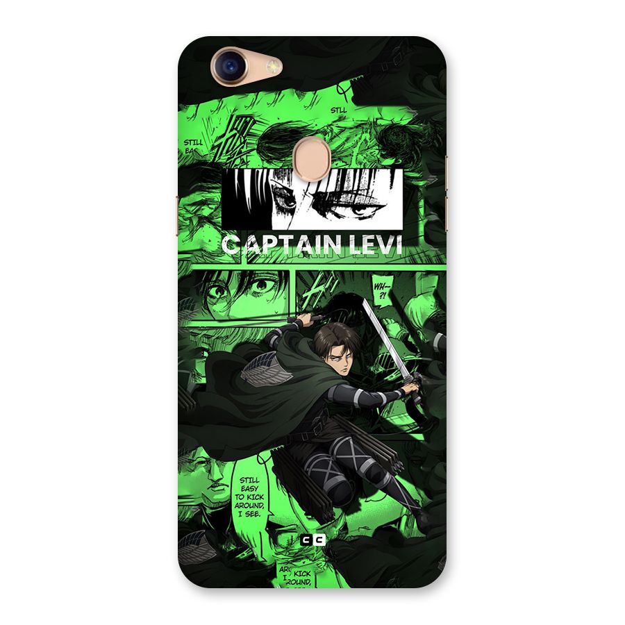 captain Levi Stance Back Case for Oppo F5