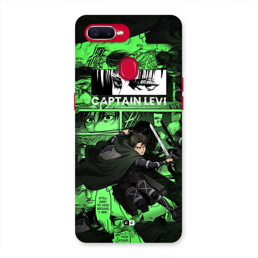 captain Levi Stance Back Case for Oppo F9 Pro