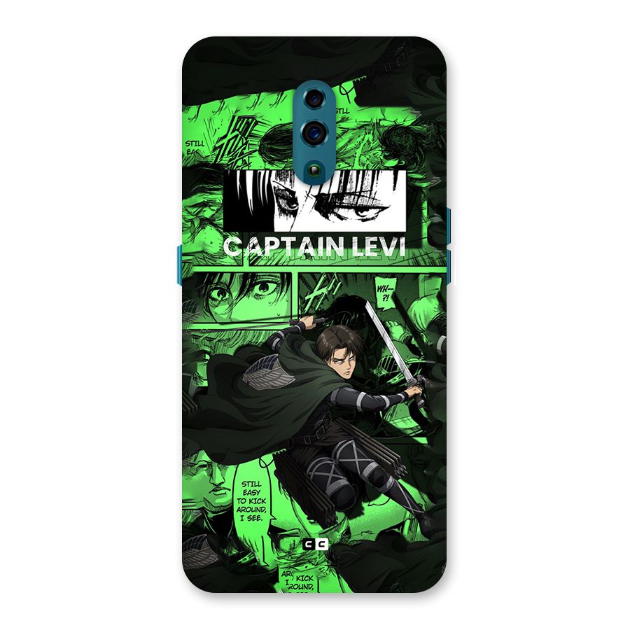 captain Levi Stance Back Case for Oppo Reno