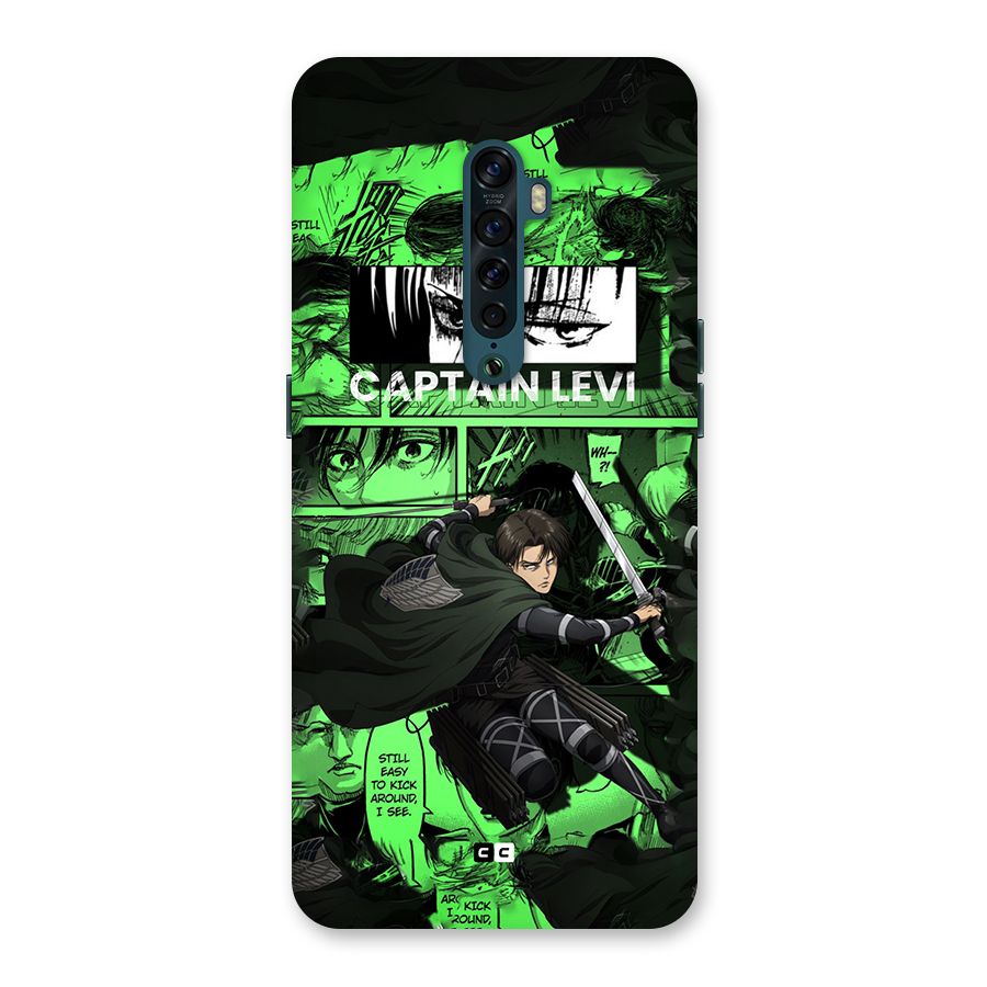captain Levi Stance Back Case for Oppo Reno2