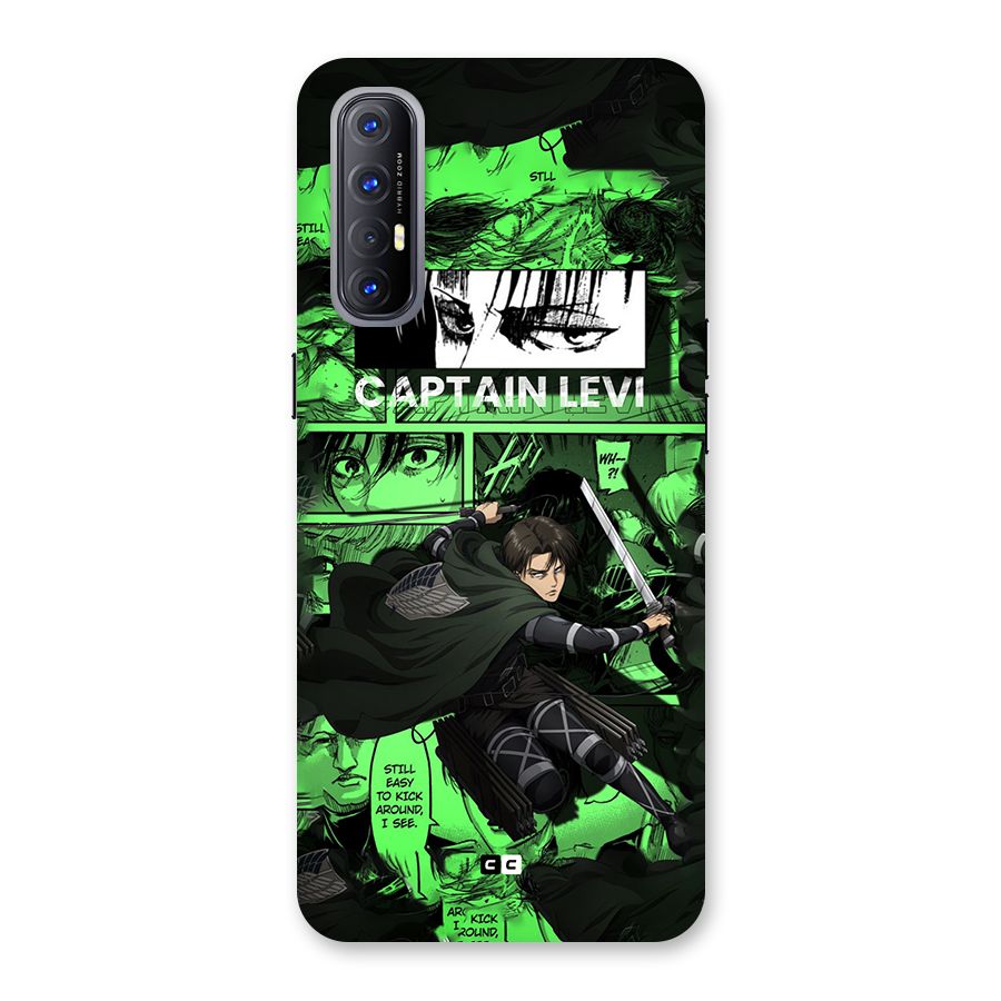 captain Levi Stance Back Case for Oppo Reno3 Pro