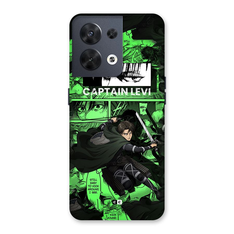 captain Levi Stance Back Case for Oppo Reno8 5G