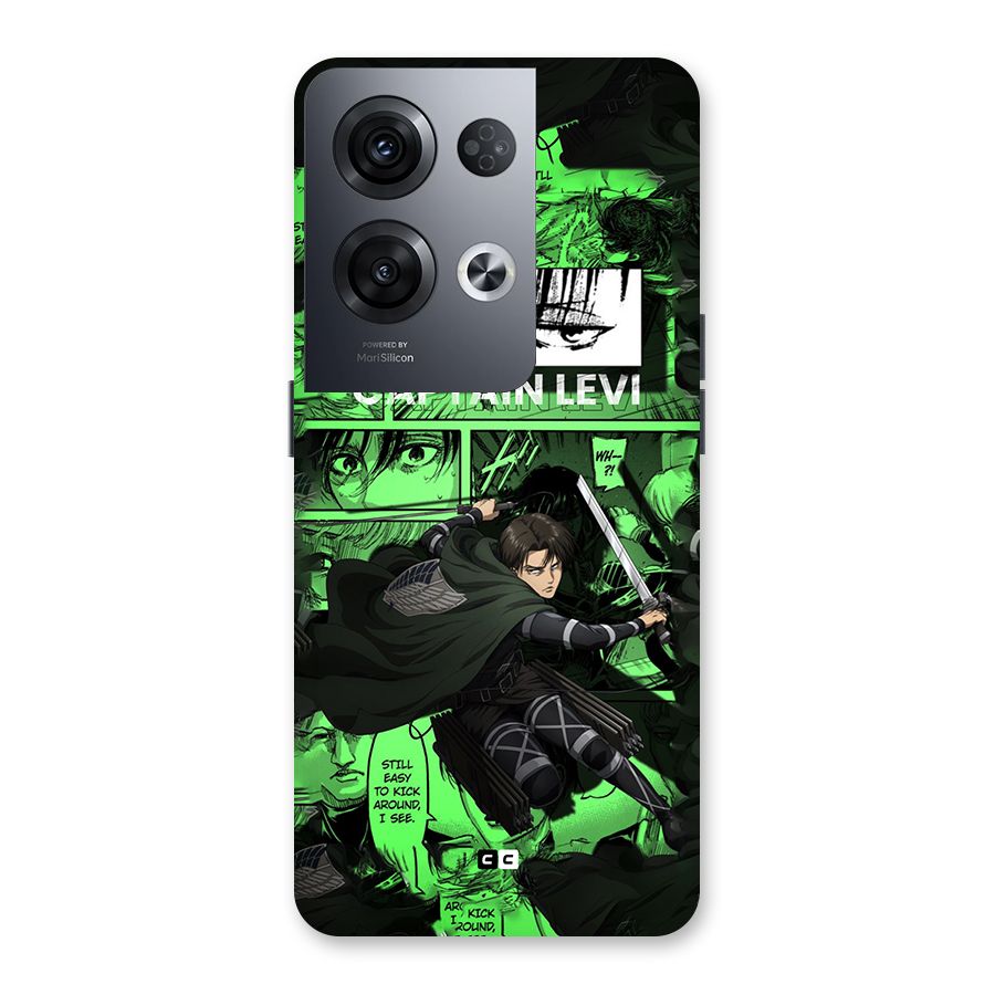 captain Levi Stance Back Case for Oppo Reno8 Pro 5G