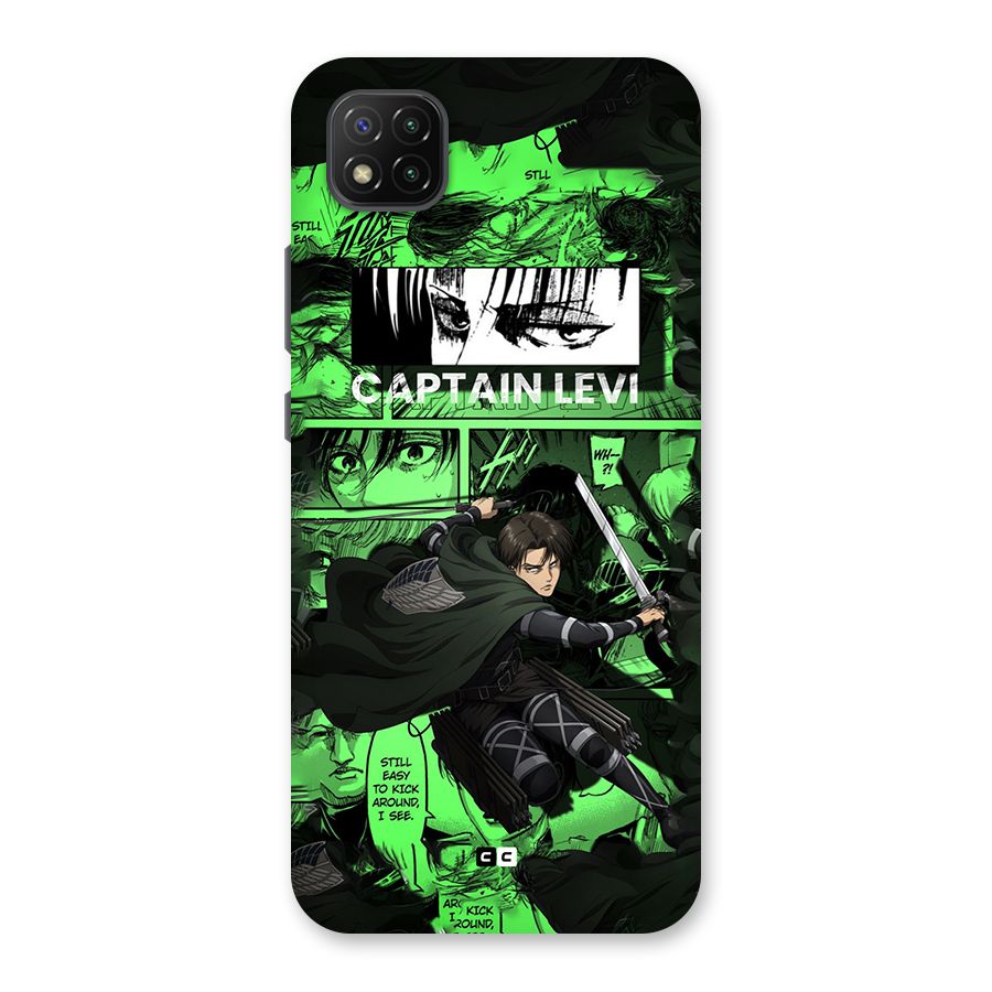 captain Levi Stance Back Case for Poco C3