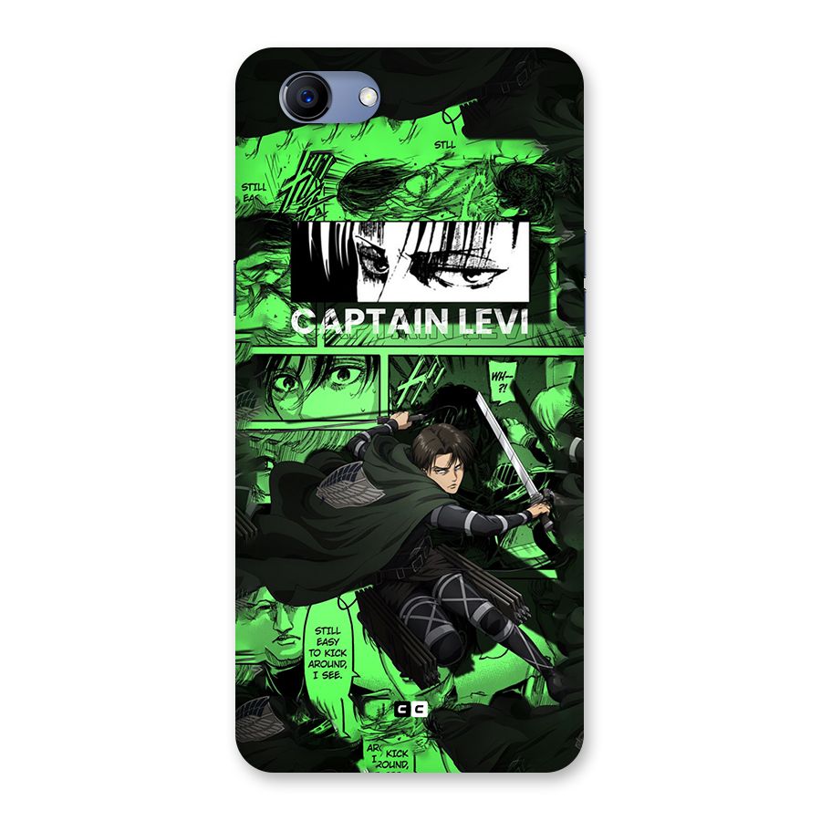 captain Levi Stance Back Case for Realme 1