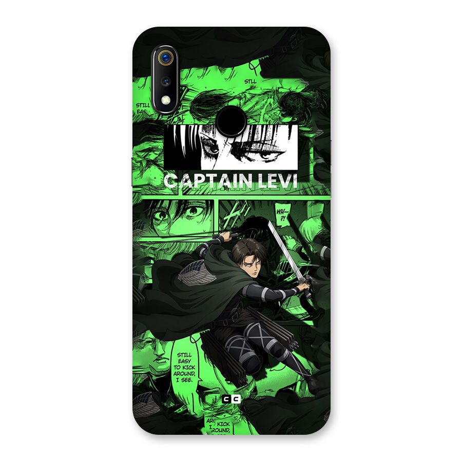 captain Levi Stance Back Case for Realme 3