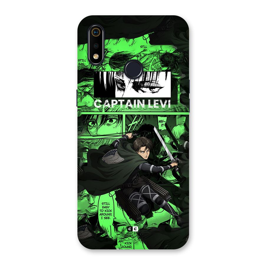captain Levi Stance Back Case for Realme 3i
