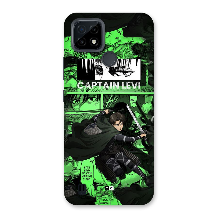 captain Levi Stance Back Case for Realme C21