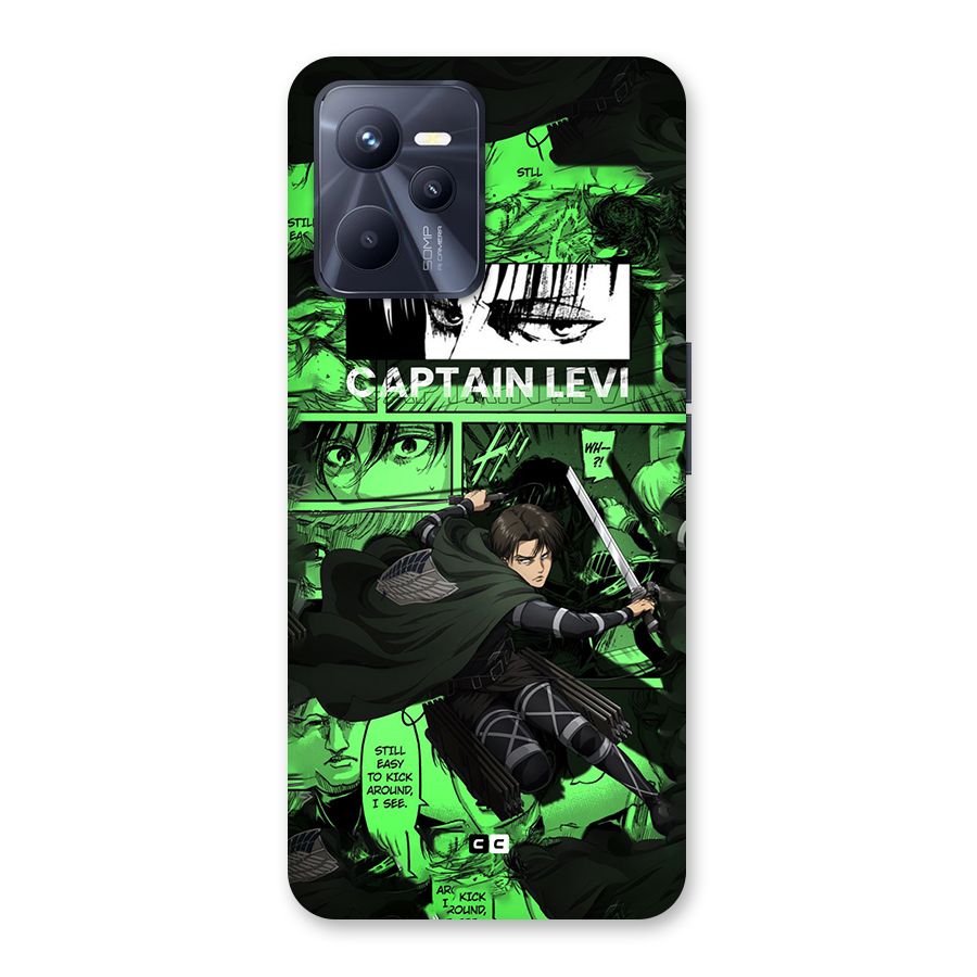 captain Levi Stance Back Case for Realme C35