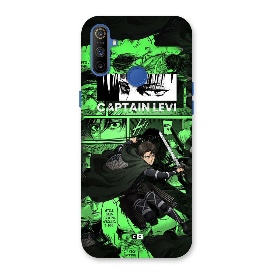 captain Levi Stance Back Case for Realme Narzo 10A