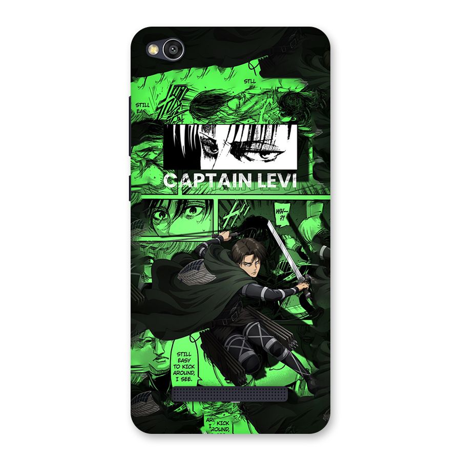 captain Levi Stance Back Case for Redmi 4A