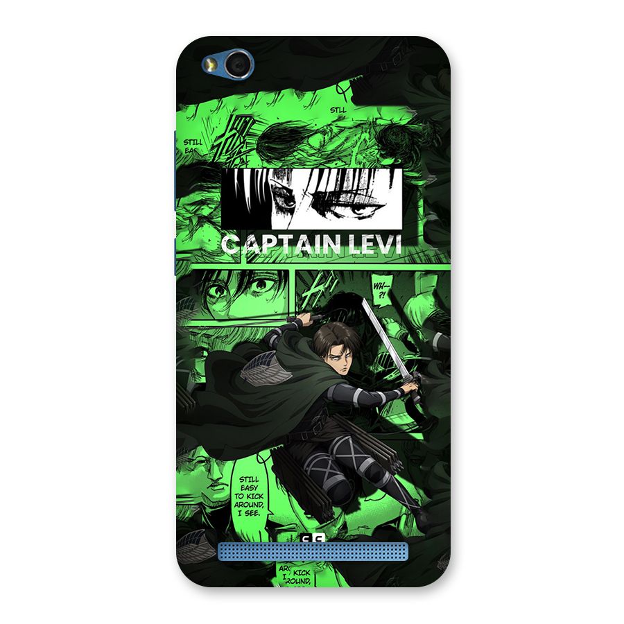 captain Levi Stance Back Case for Redmi 5A