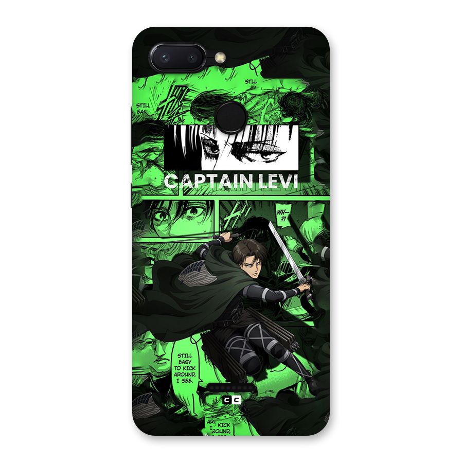 captain Levi Stance Back Case for Redmi 6