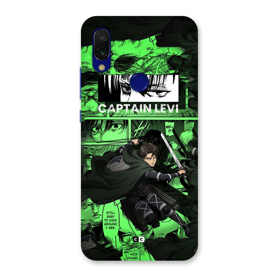 captain Levi Stance Back Case for Redmi 7