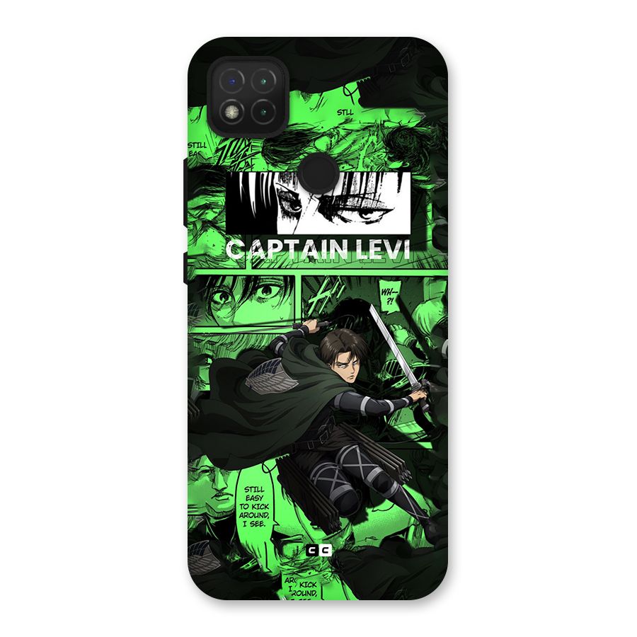 captain Levi Stance Back Case for Redmi 9 Activ