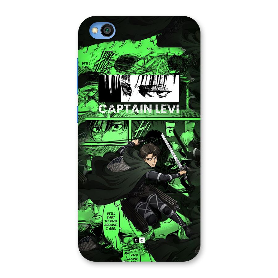 captain Levi Stance Back Case for Redmi Go