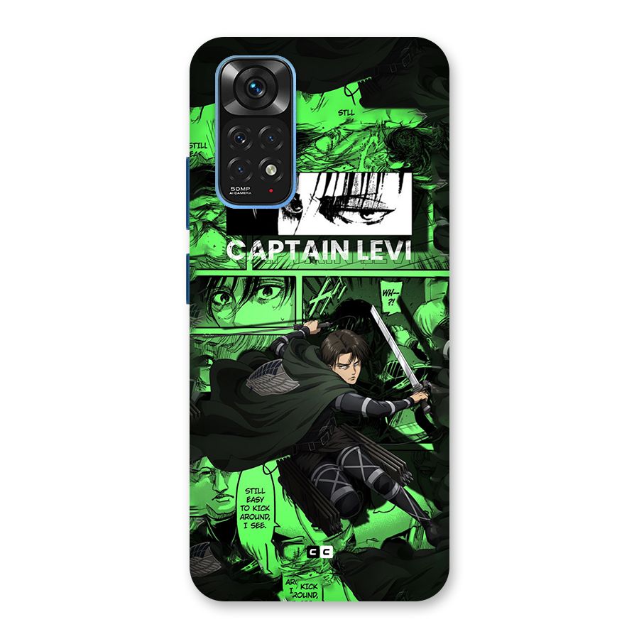 captain Levi Stance Back Case for Redmi Note 11S