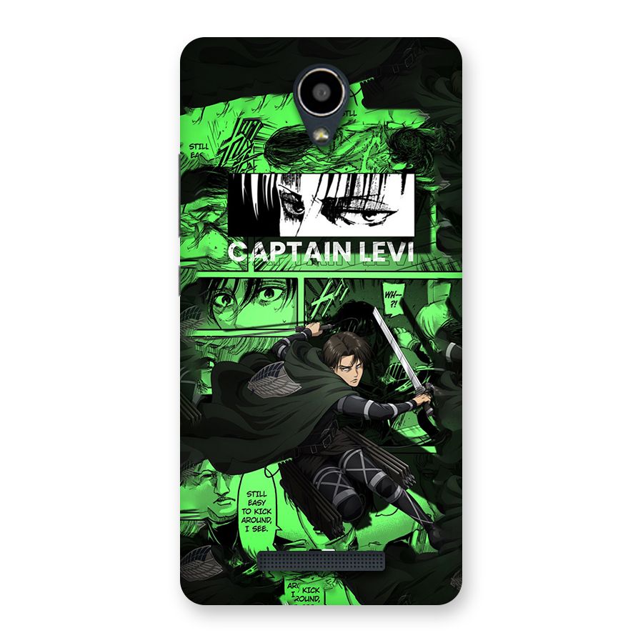 captain Levi Stance Back Case for Redmi Note 2
