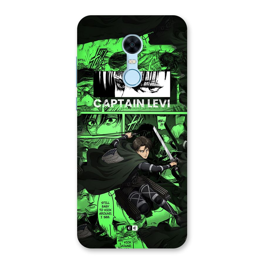 captain Levi Stance Back Case for Redmi Note 5