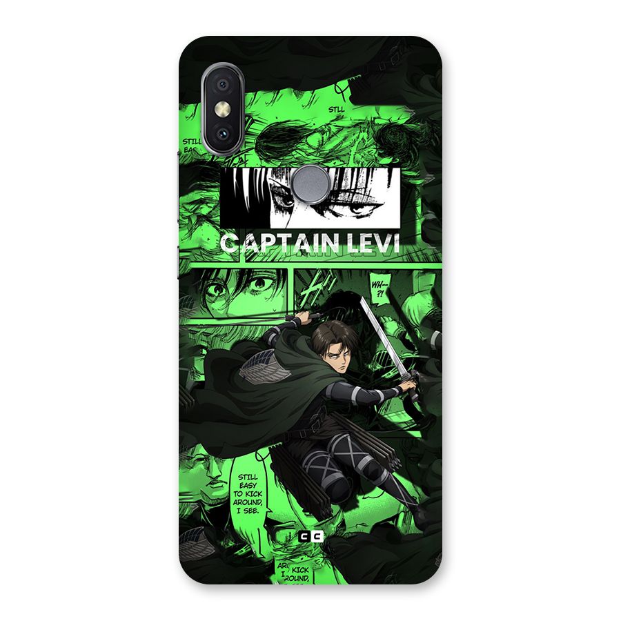 captain Levi Stance Back Case for Redmi Y2