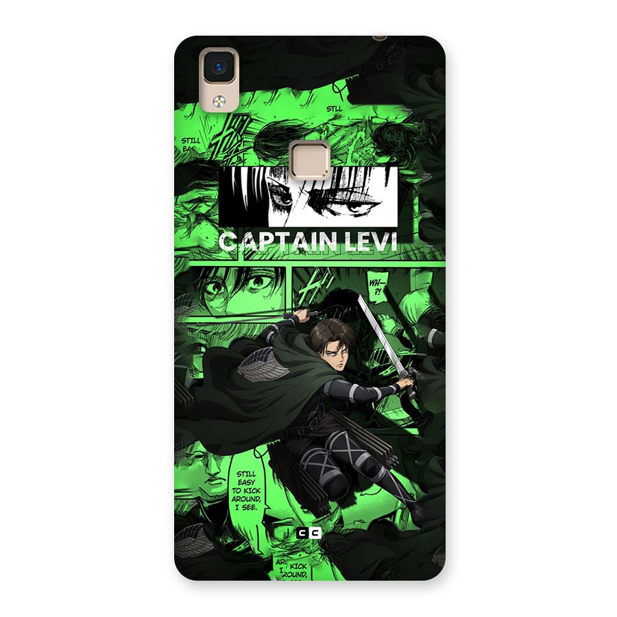 captain Levi Stance Back Case for V3 Max
