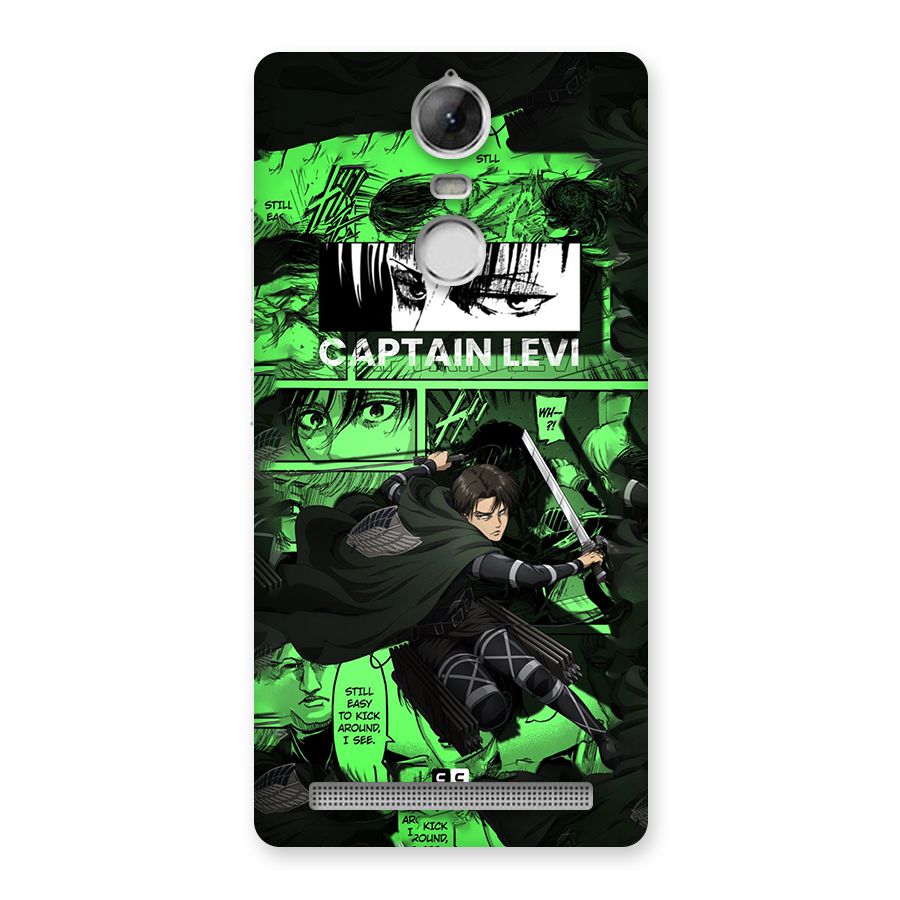 captain Levi Stance Back Case for Vibe K5 Note