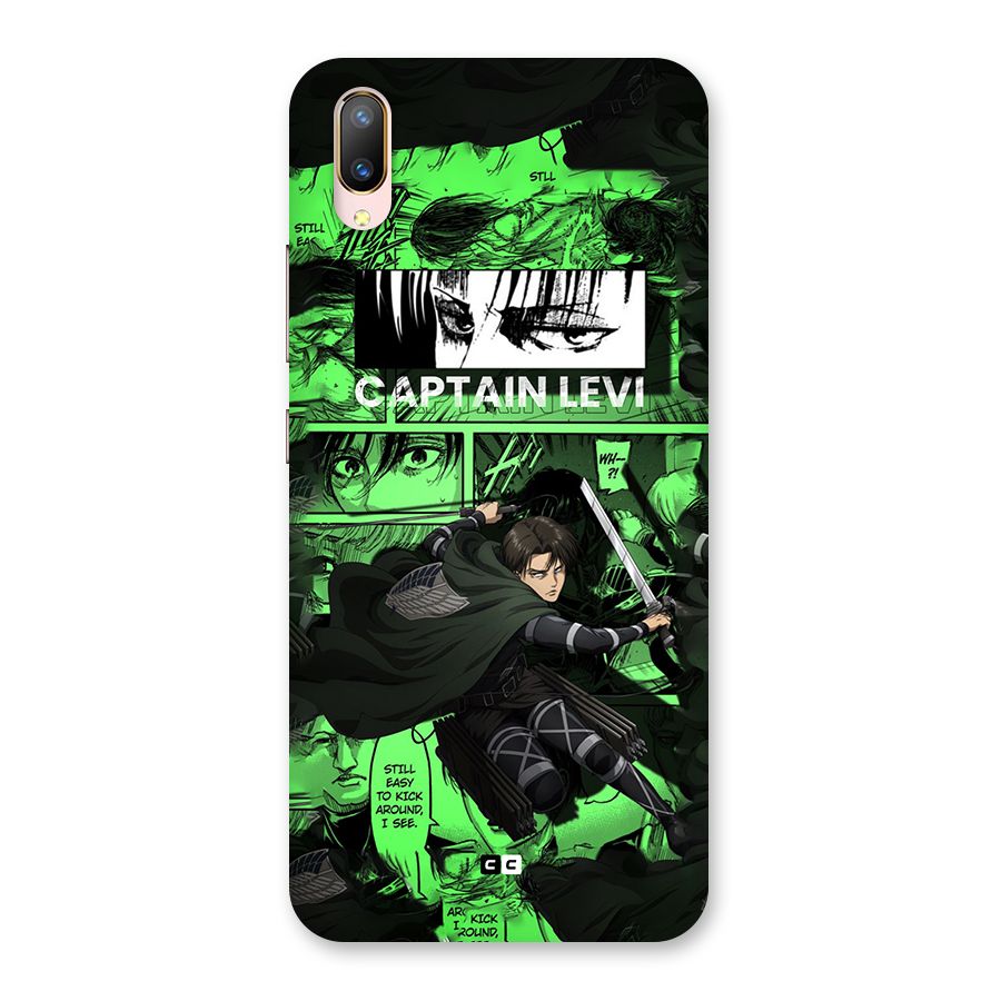 captain Levi Stance Back Case for Vivo V11 Pro